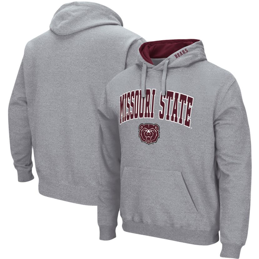 Missouri State Bears NCAA ed Missouri State University Bears Arch and Logo Pullover Hoodie