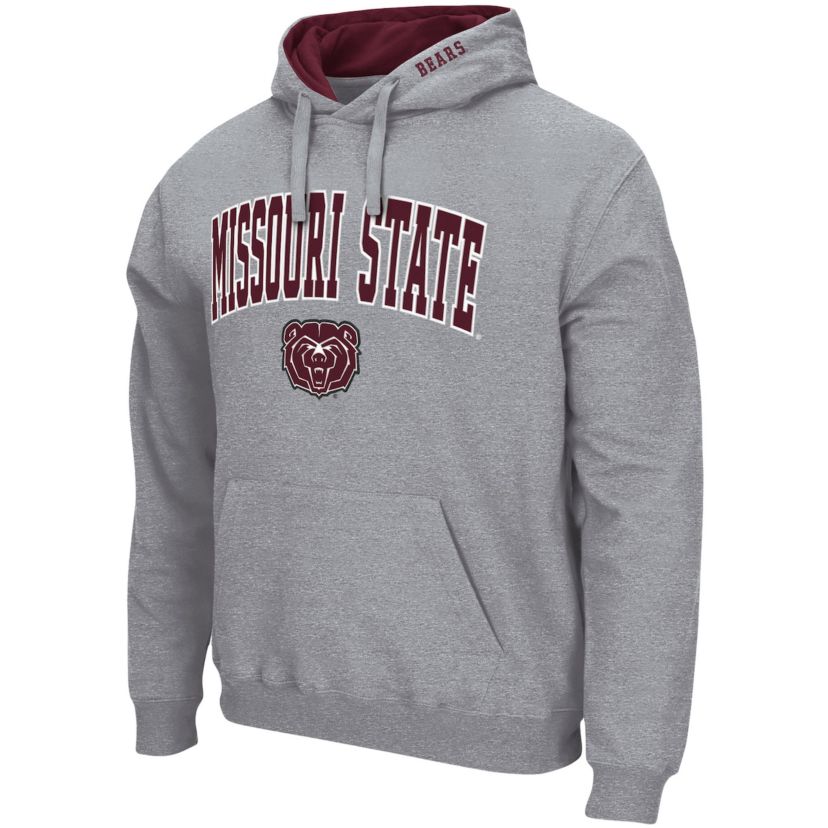 Missouri State Bears NCAA ed Missouri State University Bears Arch and Logo Pullover Hoodie