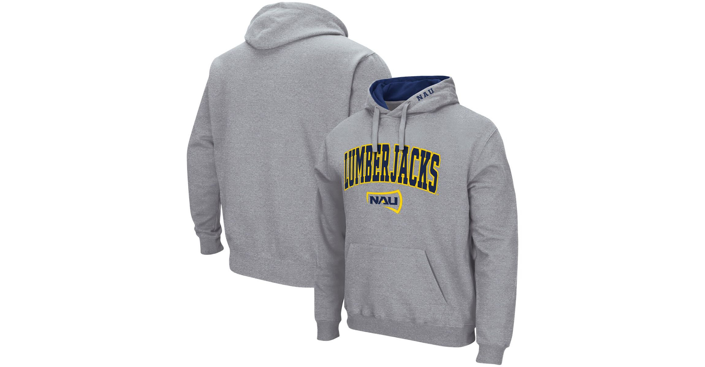 NCAA ed Northern Arizona Lumberjacks Arch and Logo Pullover Hoodie