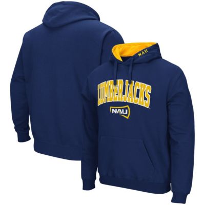 Colosseum Men's NCAA Northern Arizona Lumberjacks Arch and Logo Pullover Hoodie