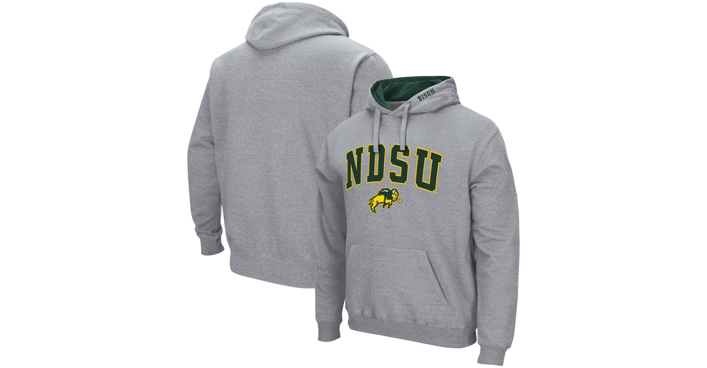 NCAA ed NDSU Bison Arch and Logo Pullover Hoodie