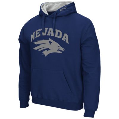 NCAA Nevada Wolf Pack Arch and Logo Pullover Hoodie