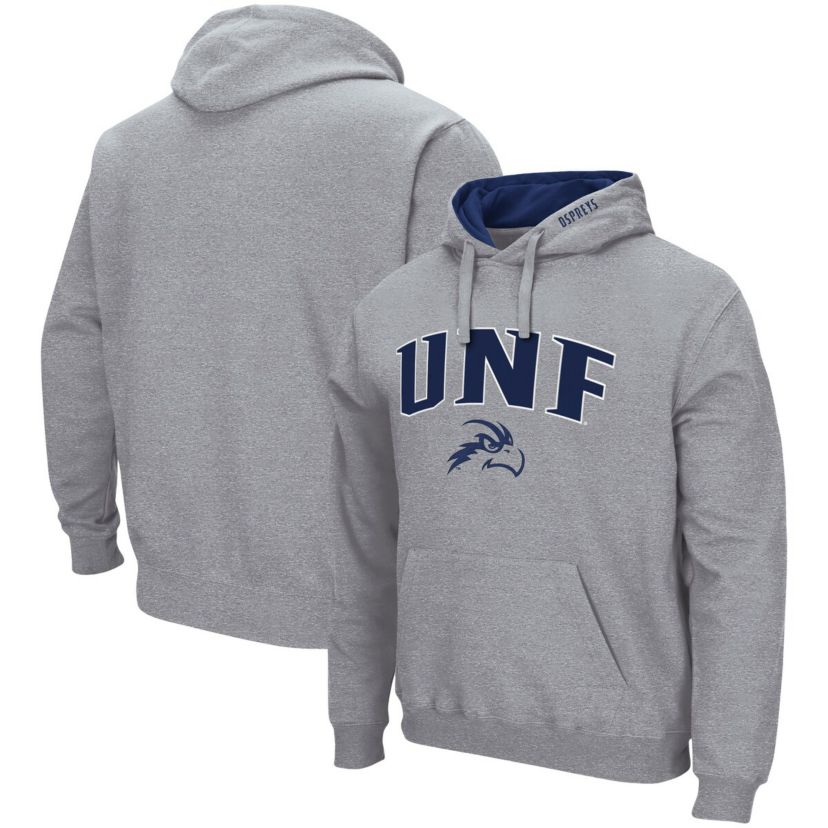 NCAA ed UNF Ospreys Arch and Logo Pullover Hoodie