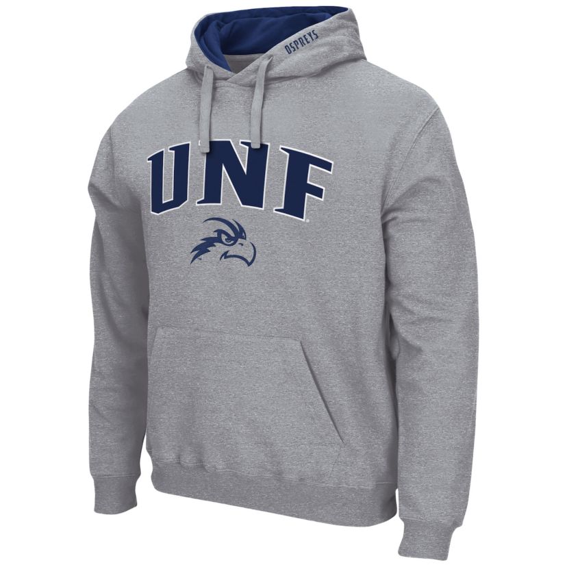 NCAA ed UNF Ospreys Arch and Logo Pullover Hoodie