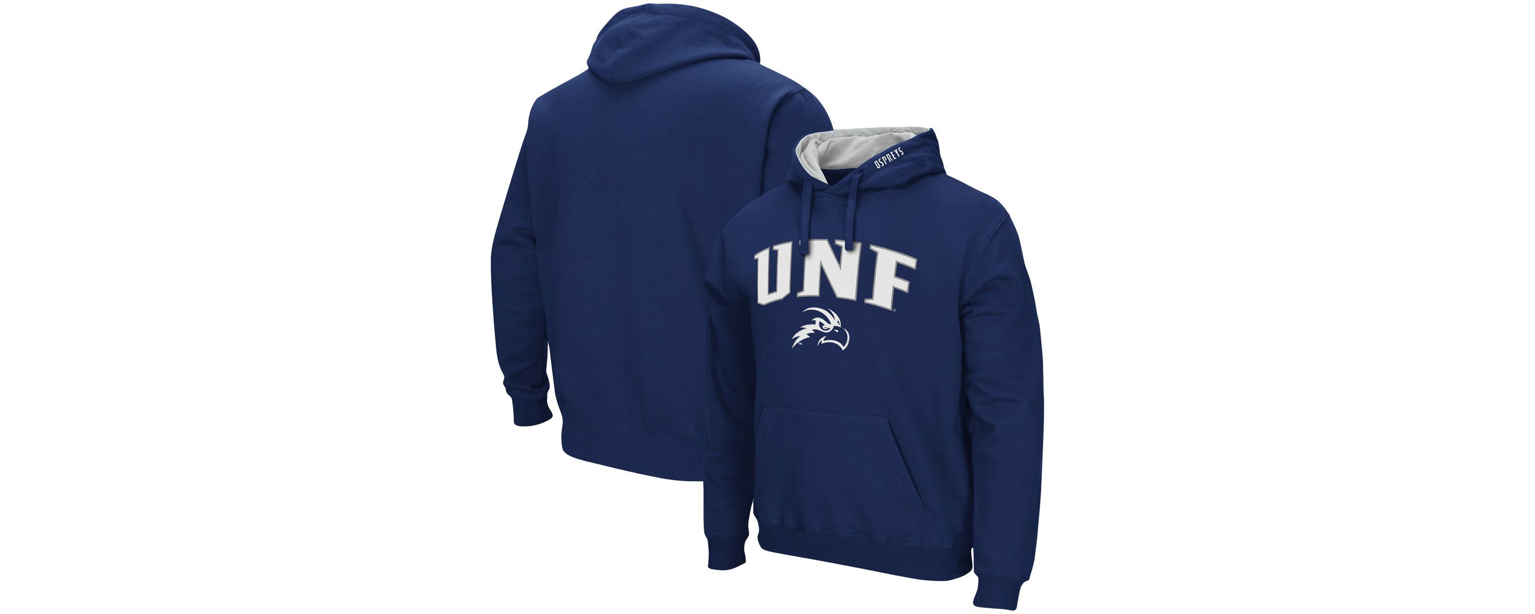 NCAA UNF Ospreys Arch and Logo Pullover Hoodie