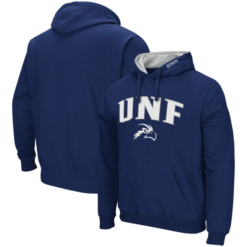 NCAA UNF Ospreys Arch and Logo Pullover Hoodie