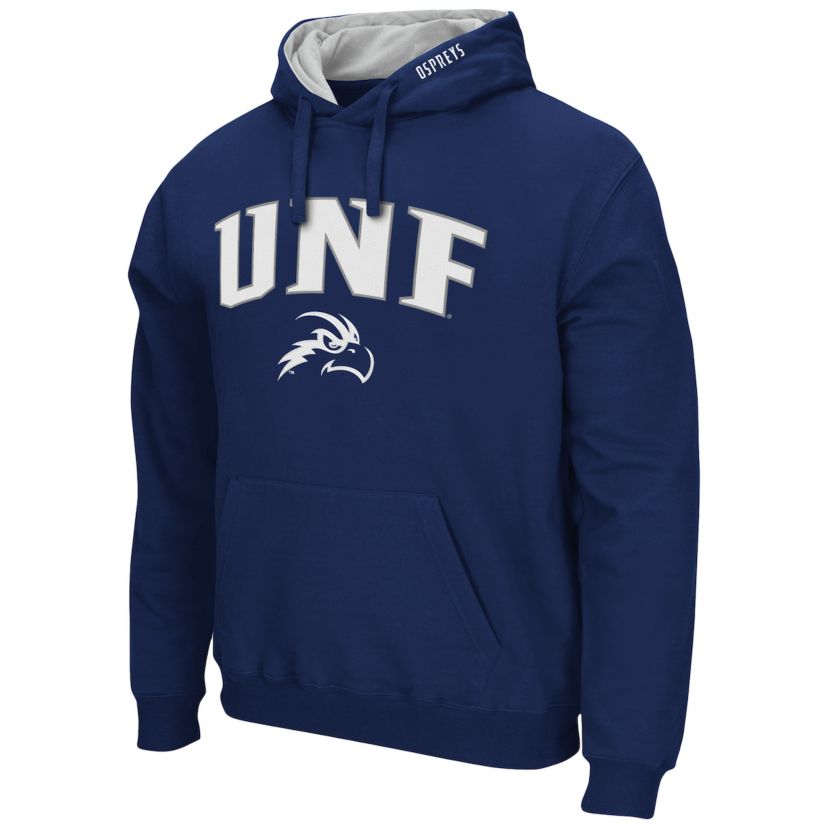 NCAA UNF Ospreys Arch and Logo Pullover Hoodie