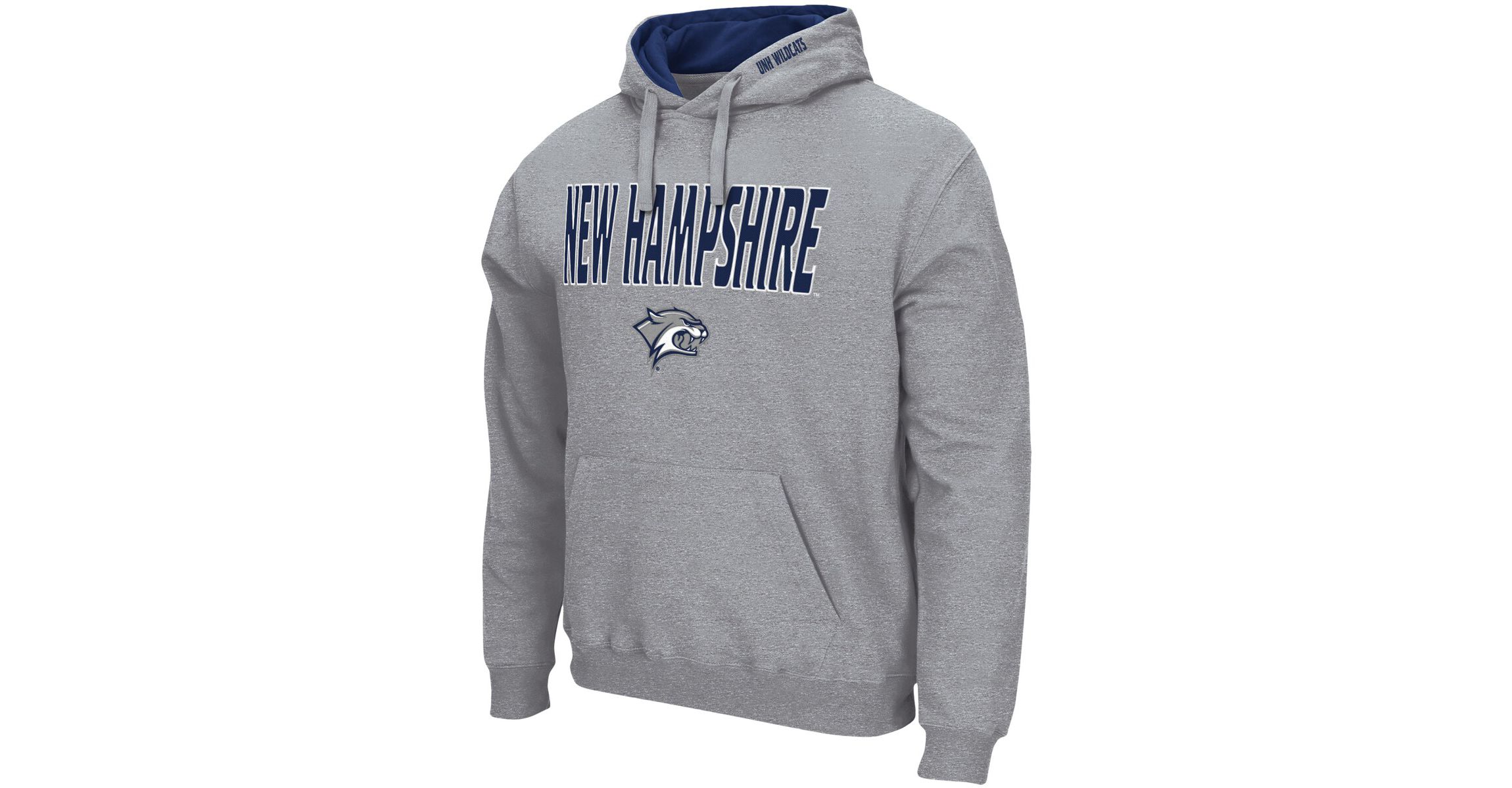 NCAA ed New Hampshire Wildcats Arch and Logo Pullover Hoodie