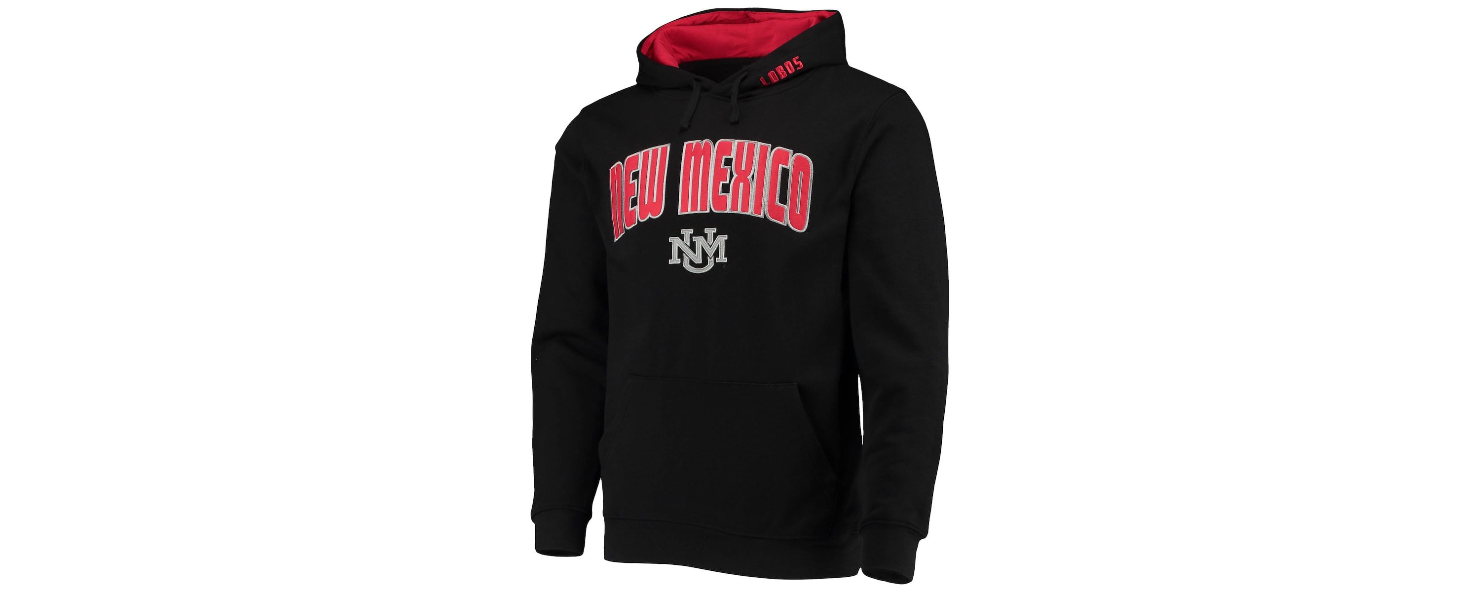NCAA New Mexico Lobos Arch and Logo Pullover Hoodie