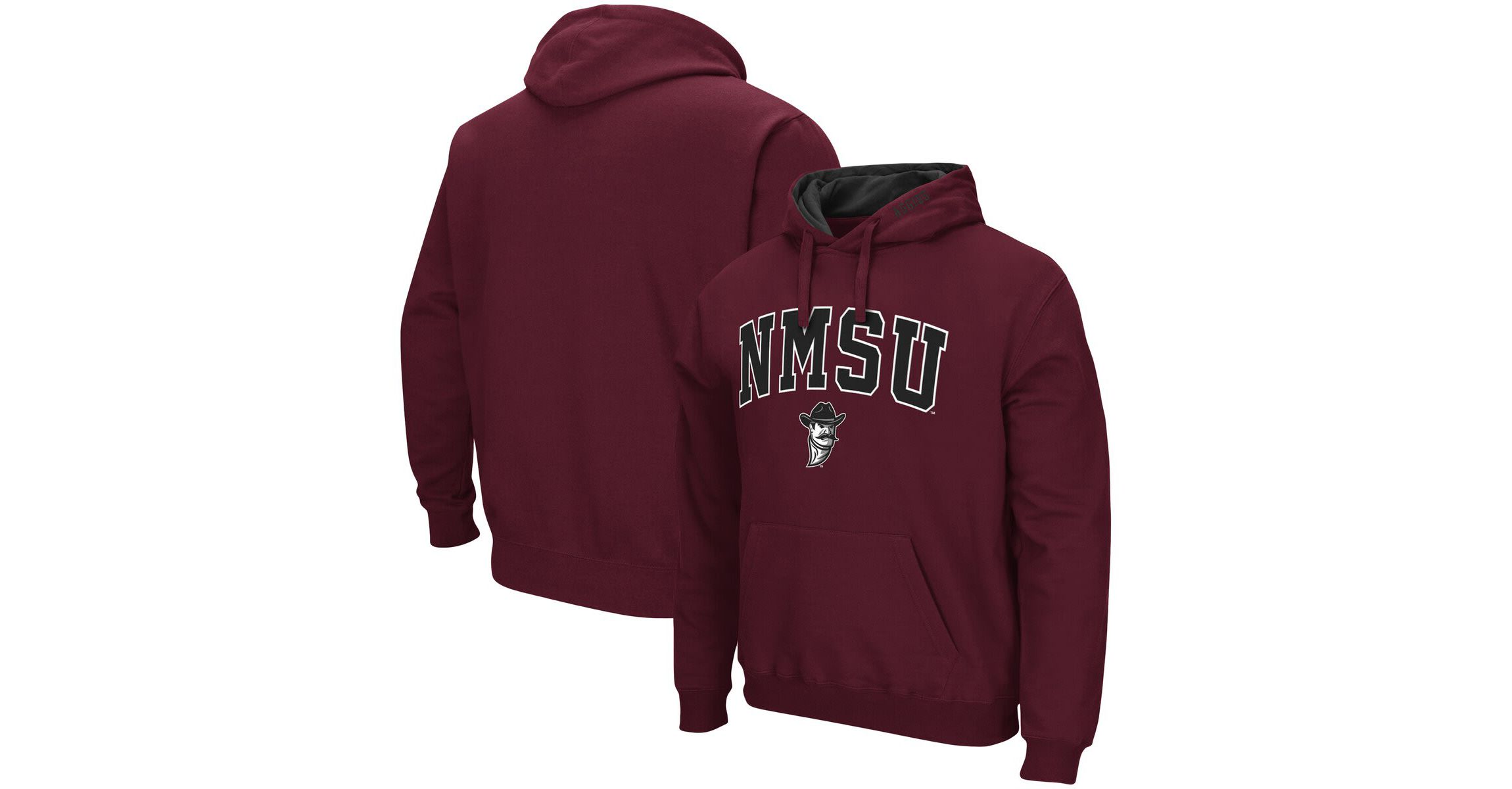 NCAA New Mexico State Aggies Arch and Logo Pullover Hoodie