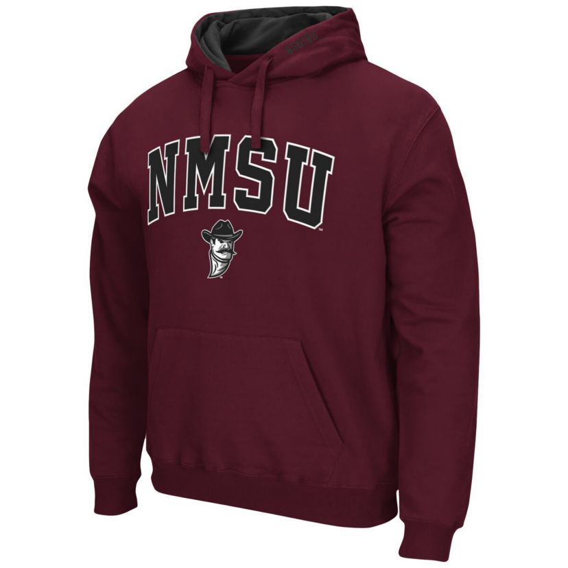 NCAA New Mexico State Aggies Arch and Logo Pullover Hoodie
