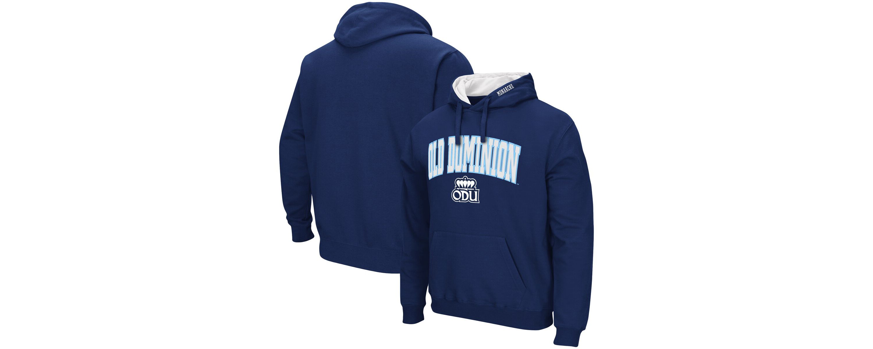NCAA Old Dominion Monarchs Arch and Logo Pullover Hoodie