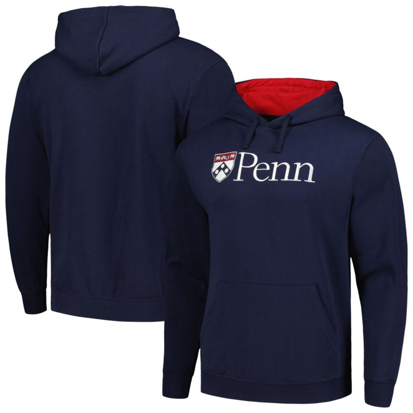 NCAA Pennsylvania Quakers Arch and Logo Pullover Hoodie