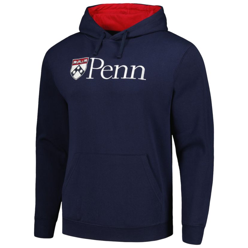 NCAA Pennsylvania Quakers Arch and Logo Pullover Hoodie