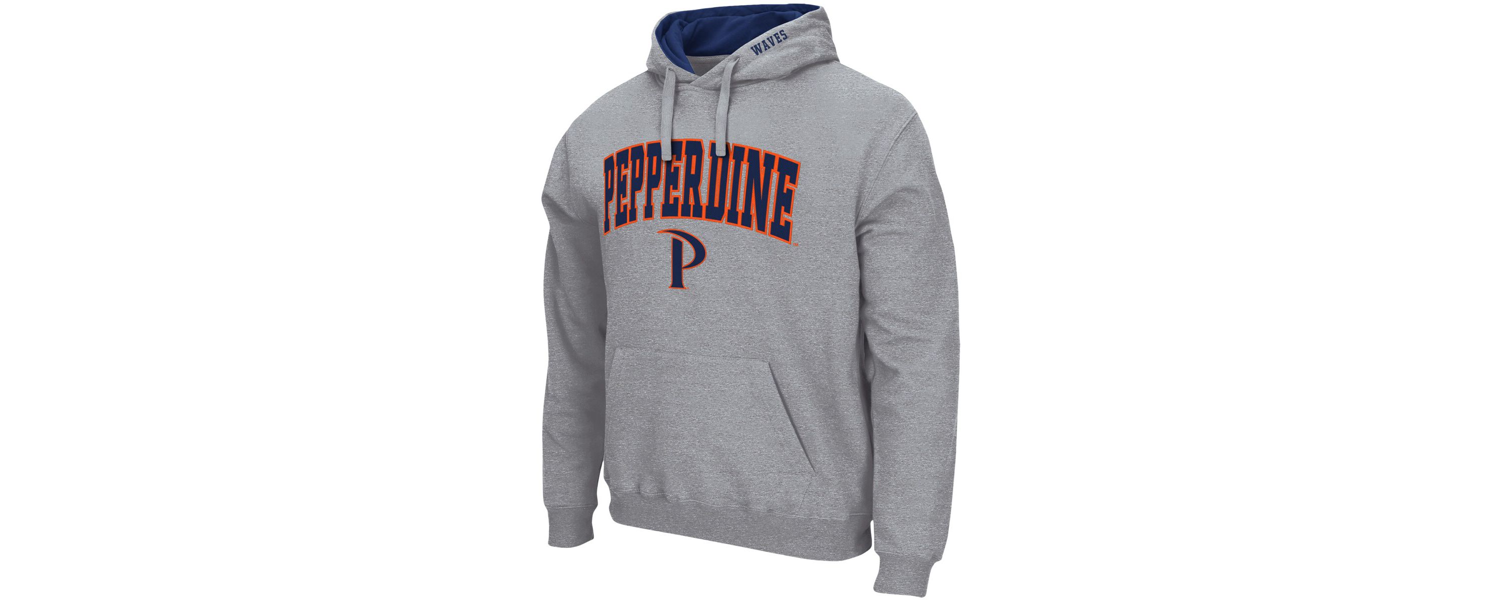 NCAA ed Pepperdine Waves Arch and Logo Pullover Hoodie