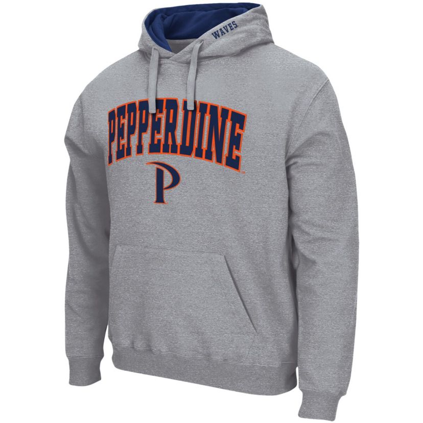 NCAA ed Pepperdine Waves Arch and Logo Pullover Hoodie