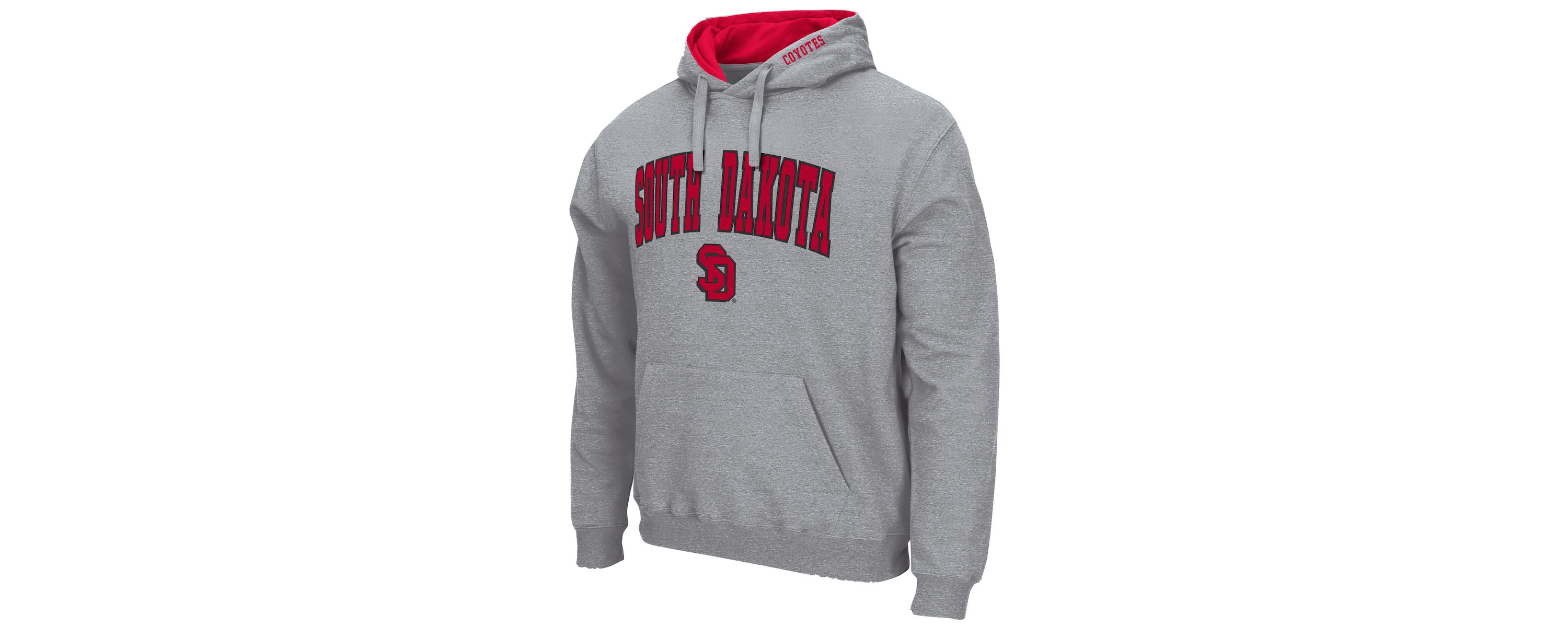 NCAA ed South Dakota Coyotes Arch and Logo Pullover Hoodie