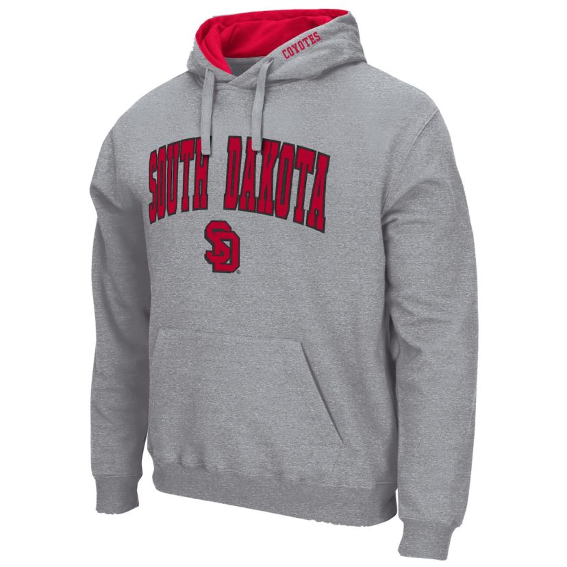 NCAA ed South Dakota Coyotes Arch and Logo Pullover Hoodie