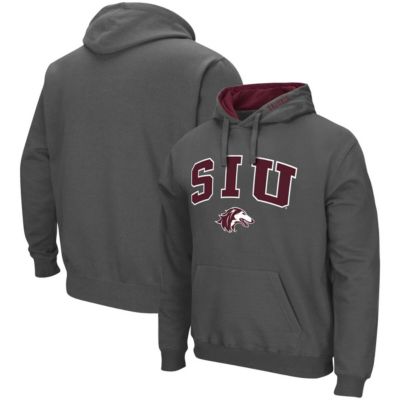 NCAA Southern Illinois Salukis Arch and Logo Pullover Hoodie