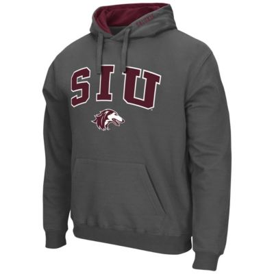 NCAA Southern Illinois Salukis Arch and Logo Pullover Hoodie