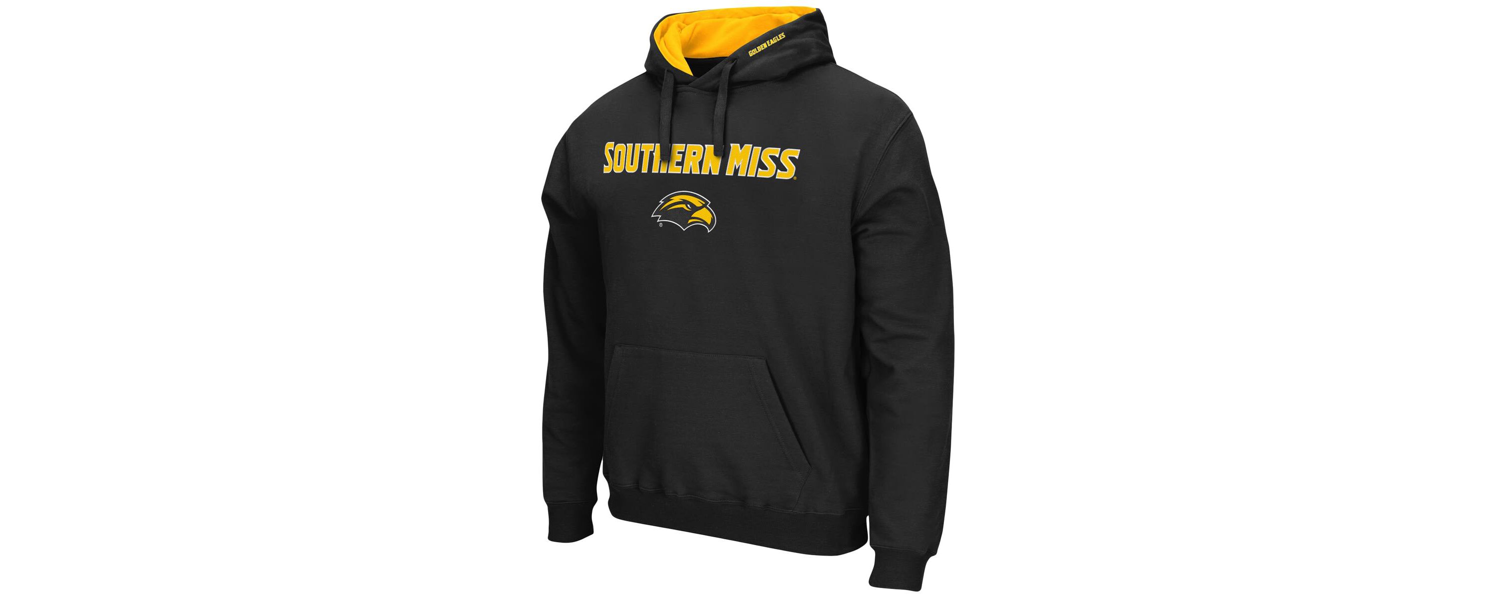 NCAA Southern Miss Golden Eagles Arch and Logo Pullover Hoodie