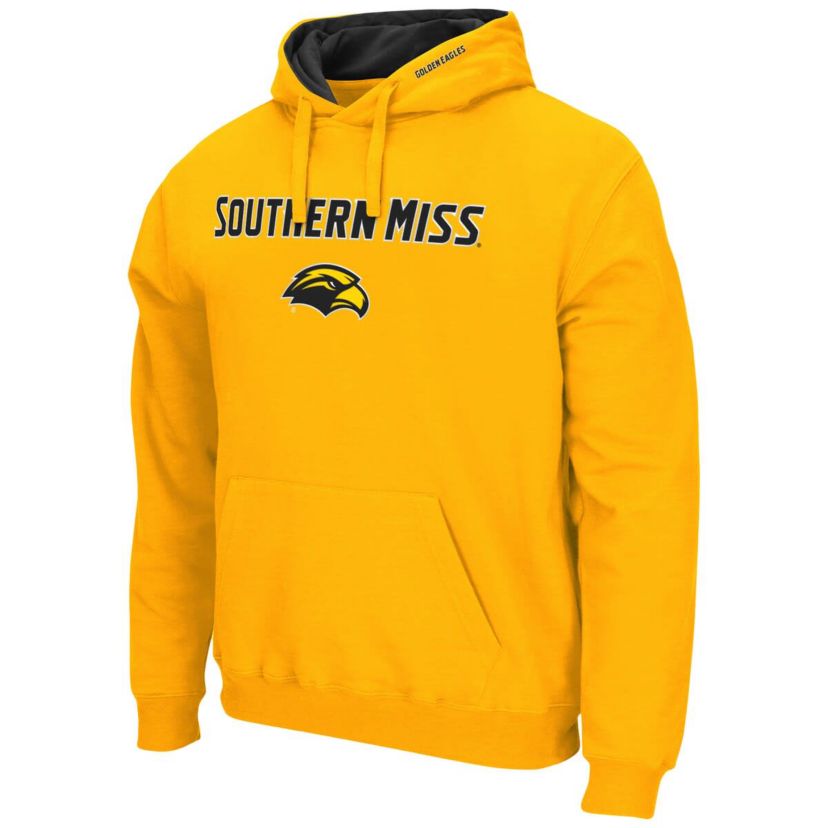 NCAA Southern Miss Golden Eagles Arch and Logo Pullover Hoodie