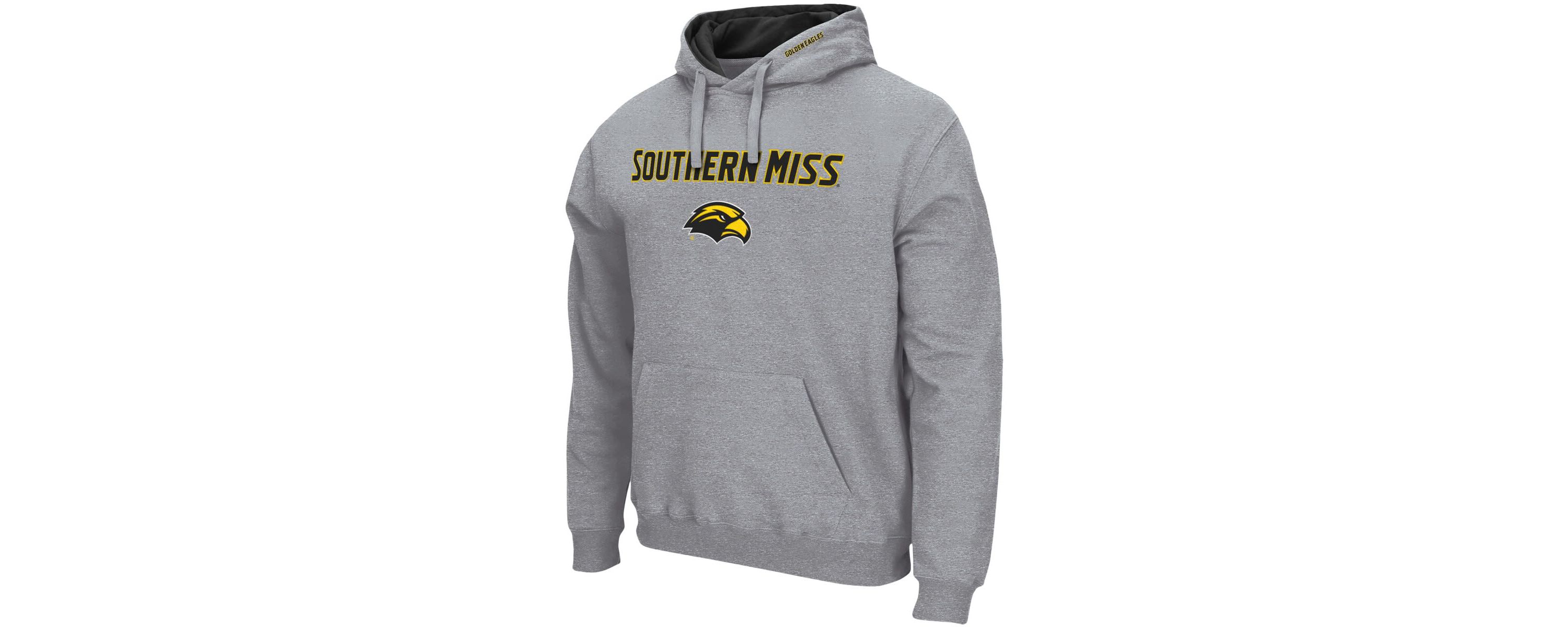 NCAA ed Southern Miss Golden Eagles Arch and Logo Pullover Hoodie