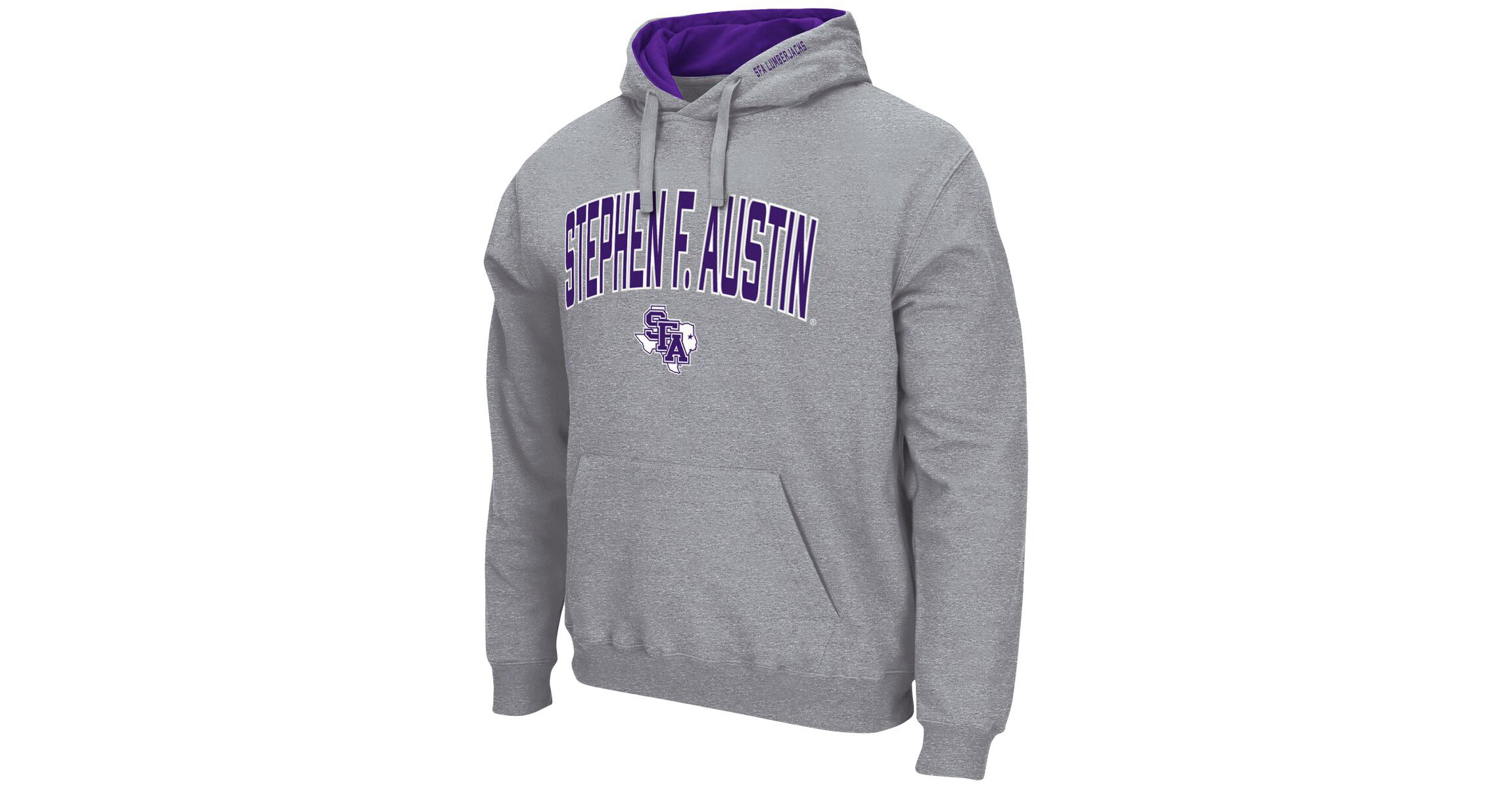 NCAA ed Stephen F Austin Lumberjacks Arch and Logo Pullover Hoodie