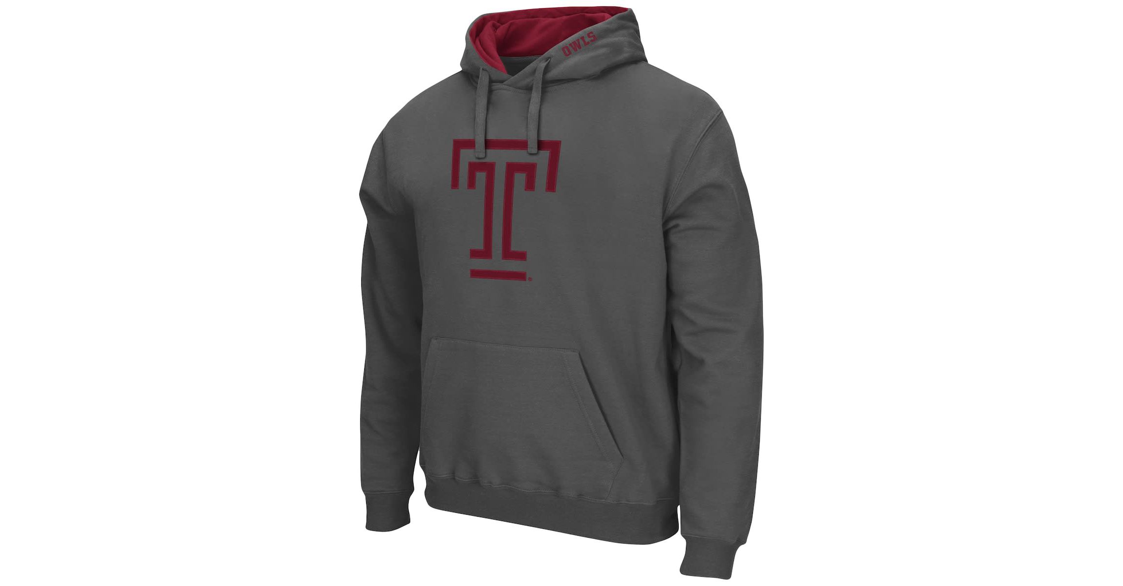 NCAA Temple Owls Arch and Logo Pullover Hoodie