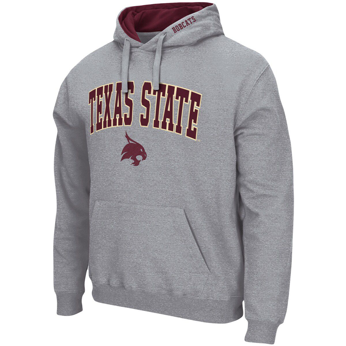 NCAA ed Texas State Bobcats Arch and Logo Pullover Hoodie