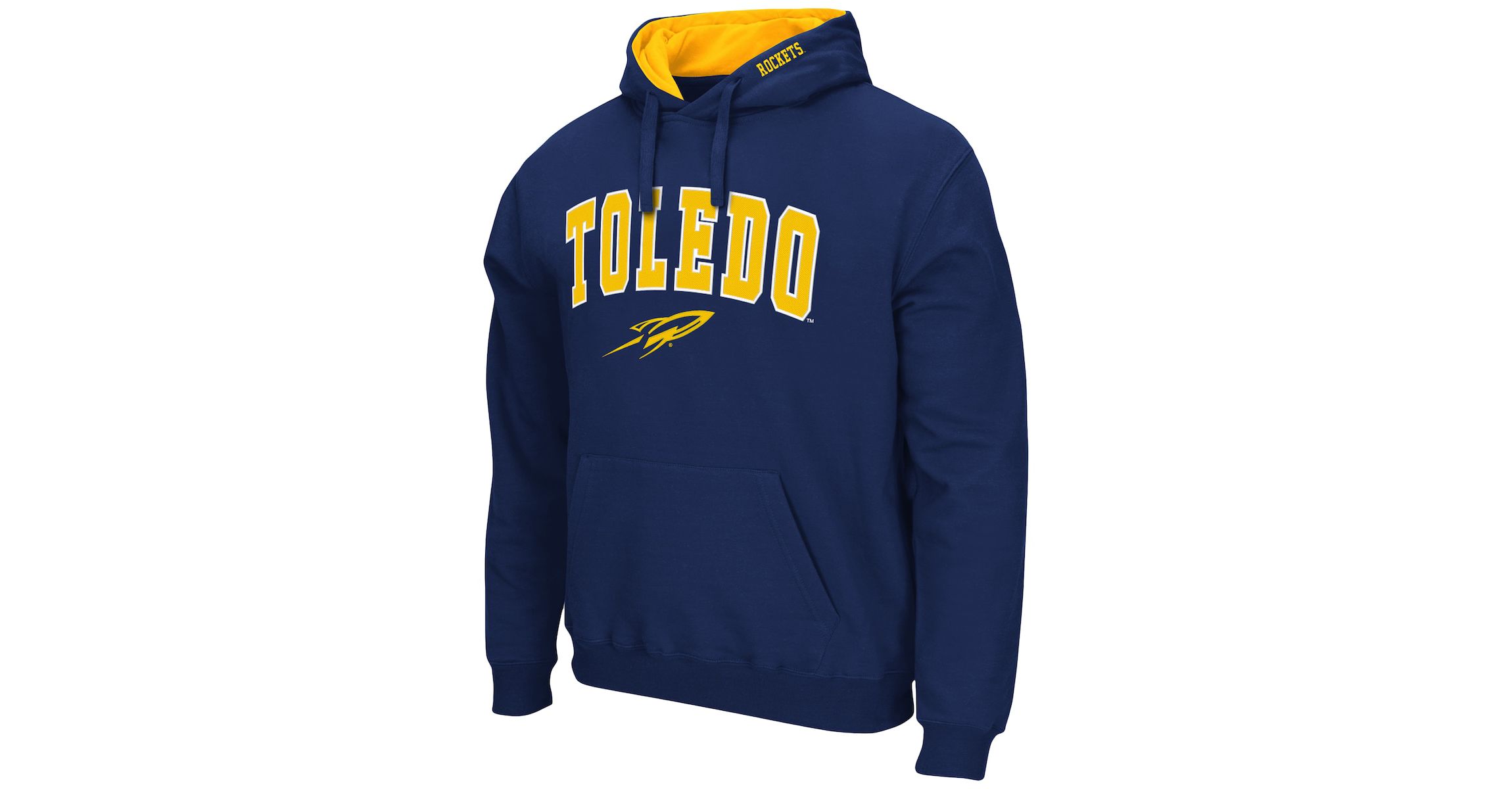 NCAA Toledo Rockets Arch and Logo Pullover Hoodie