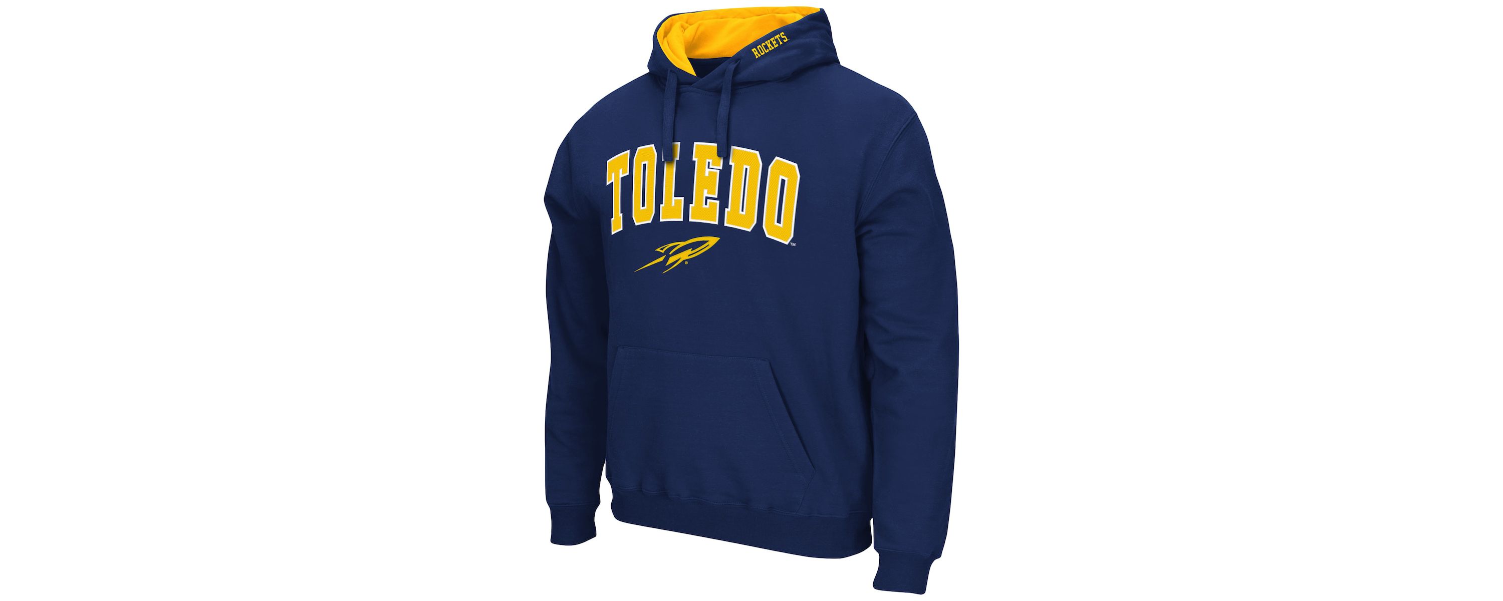 NCAA Toledo Rockets Arch and Logo Pullover Hoodie
