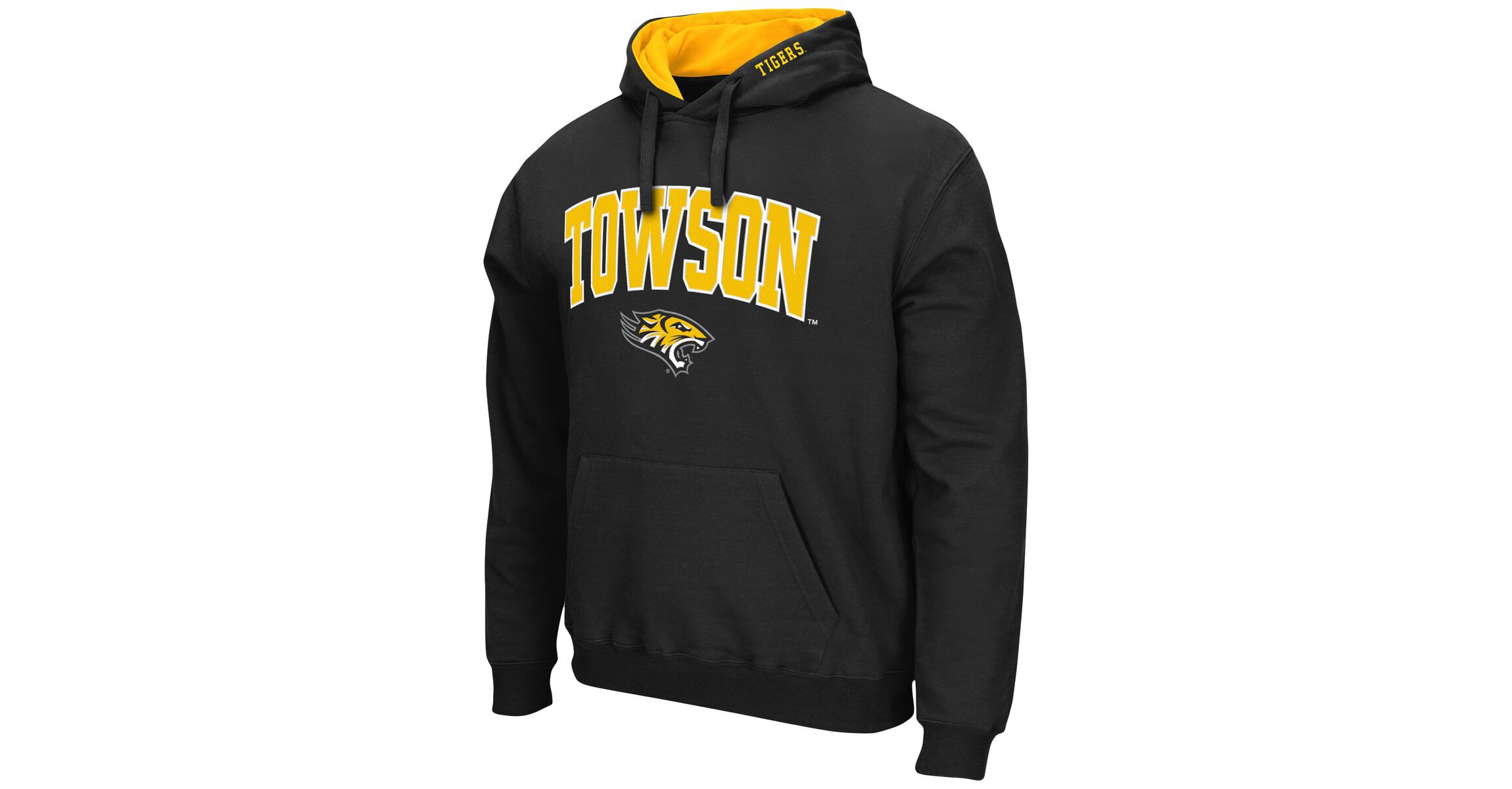 NCAA Towson Tigers Arch and Logo Pullover Hoodie