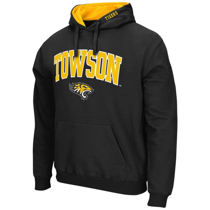 NCAA Towson Tigers Arch and Logo Pullover Hoodie