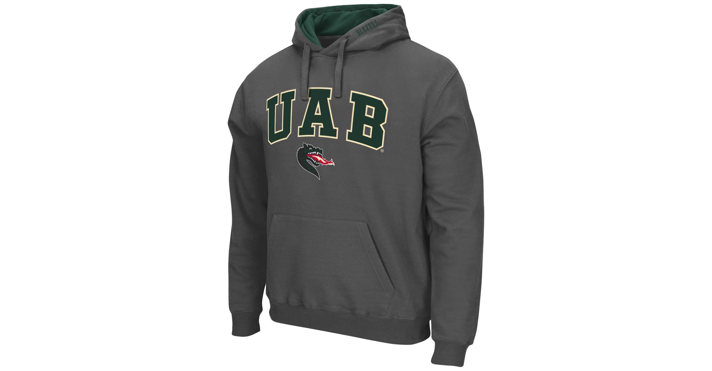NCAA UAB Blazers Arch and Logo Pullover Hoodie