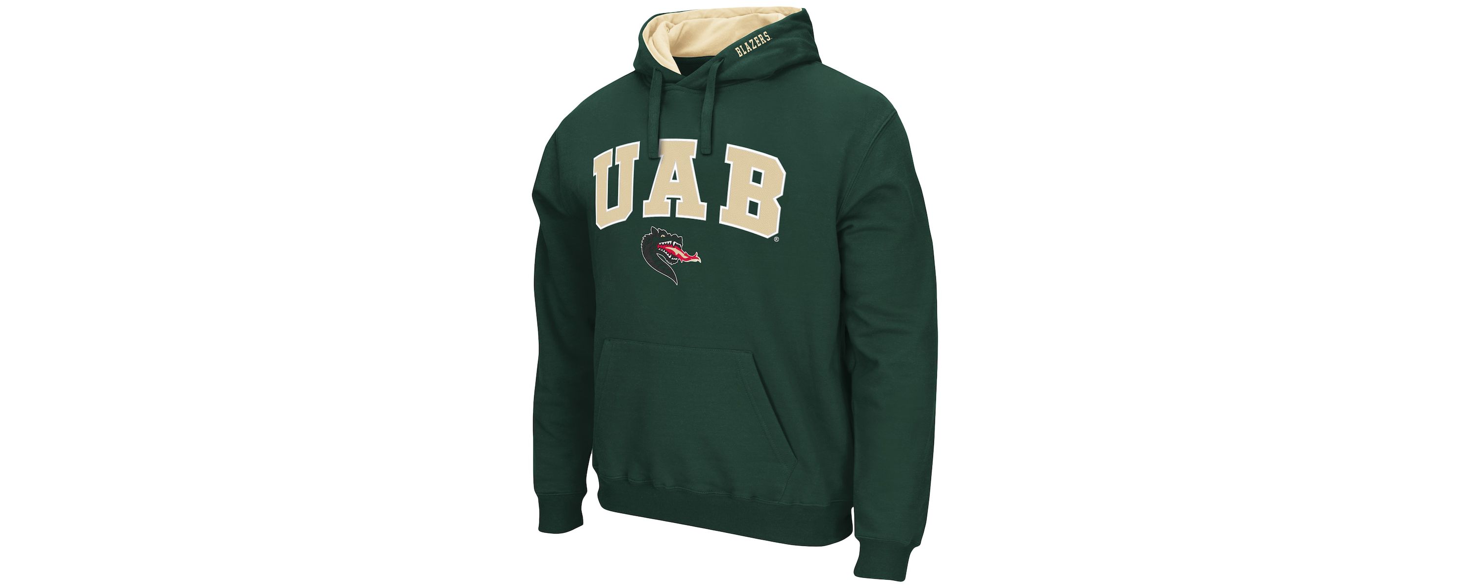 NCAA UAB Blazers Arch and Logo Pullover Hoodie