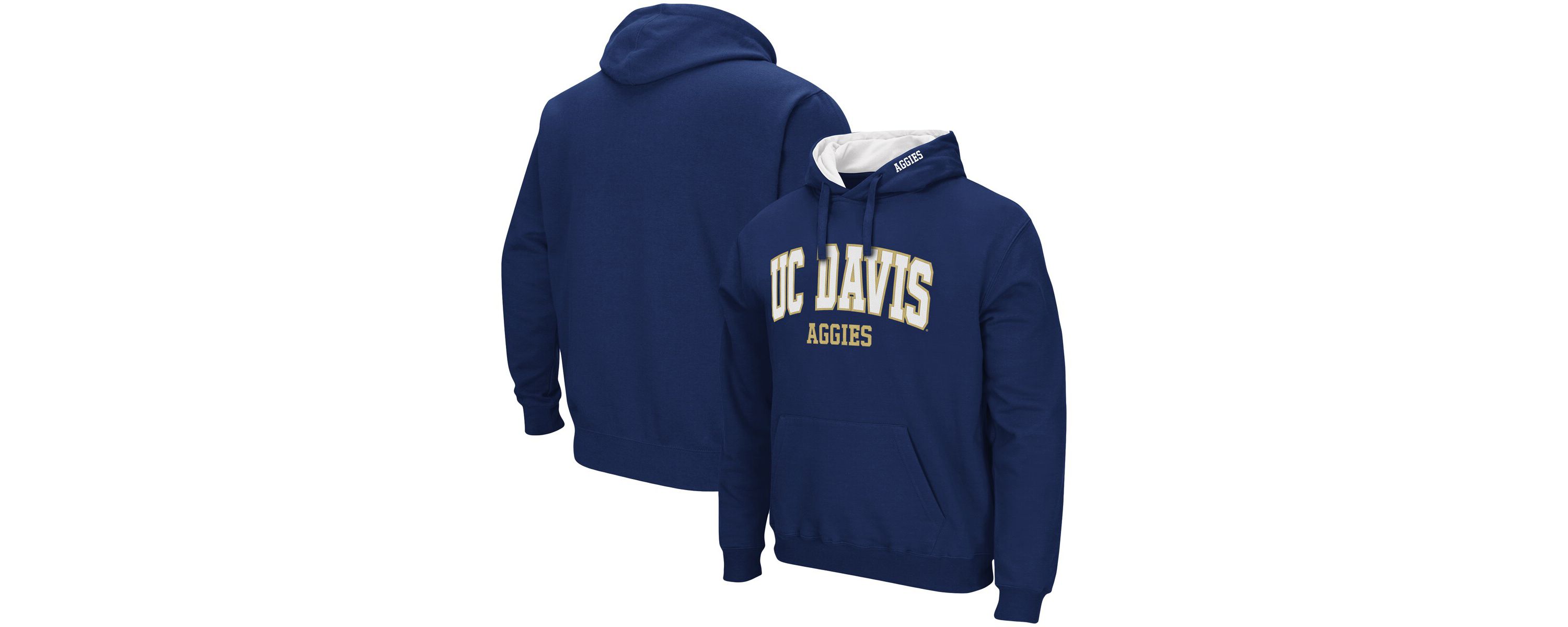 NCAA UC Davis Aggies Arch and Logo Pullover Hoodie