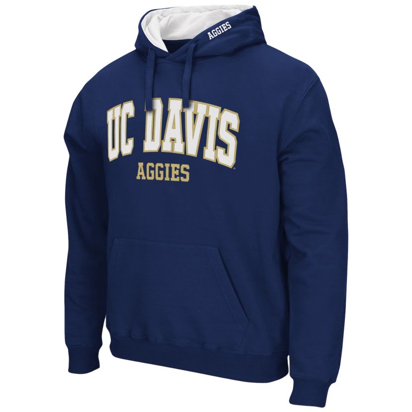 NCAA UC Davis Aggies Arch and Logo Pullover Hoodie