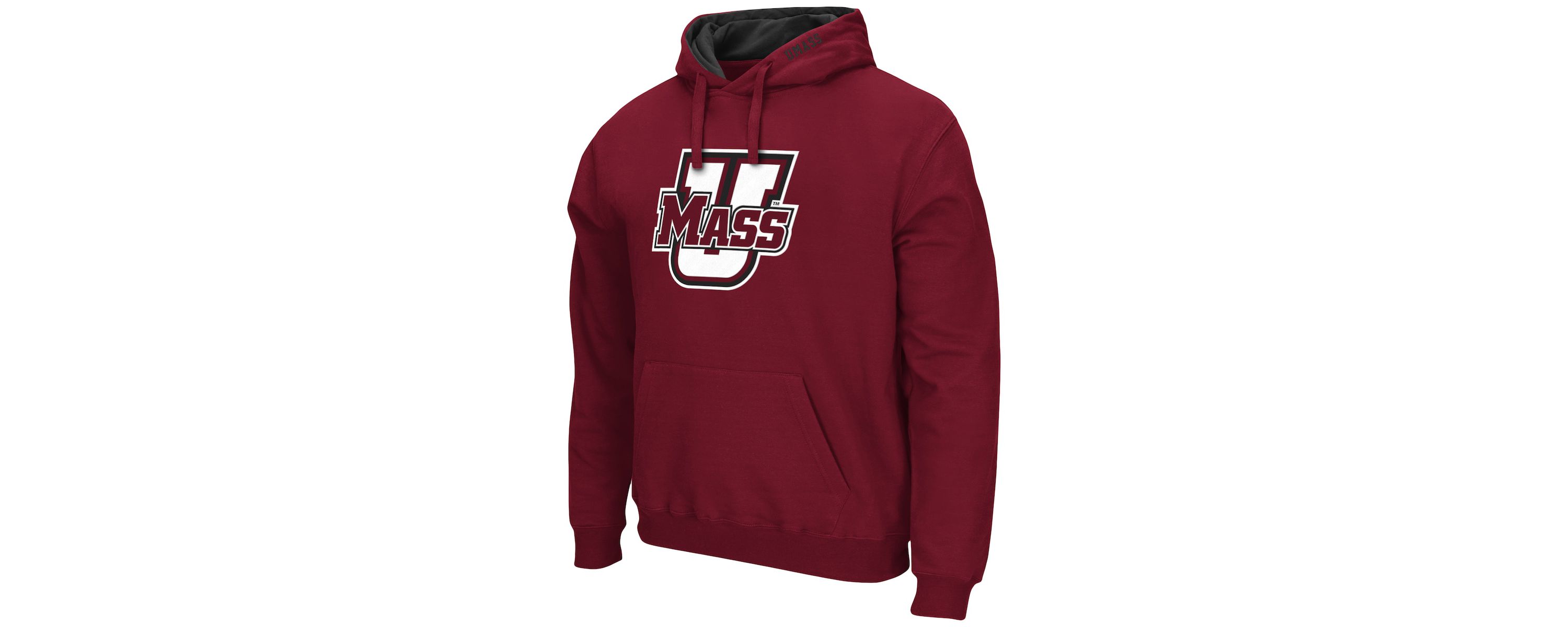 NCAA UMass Minutemen Arch and Logo Pullover Hoodie