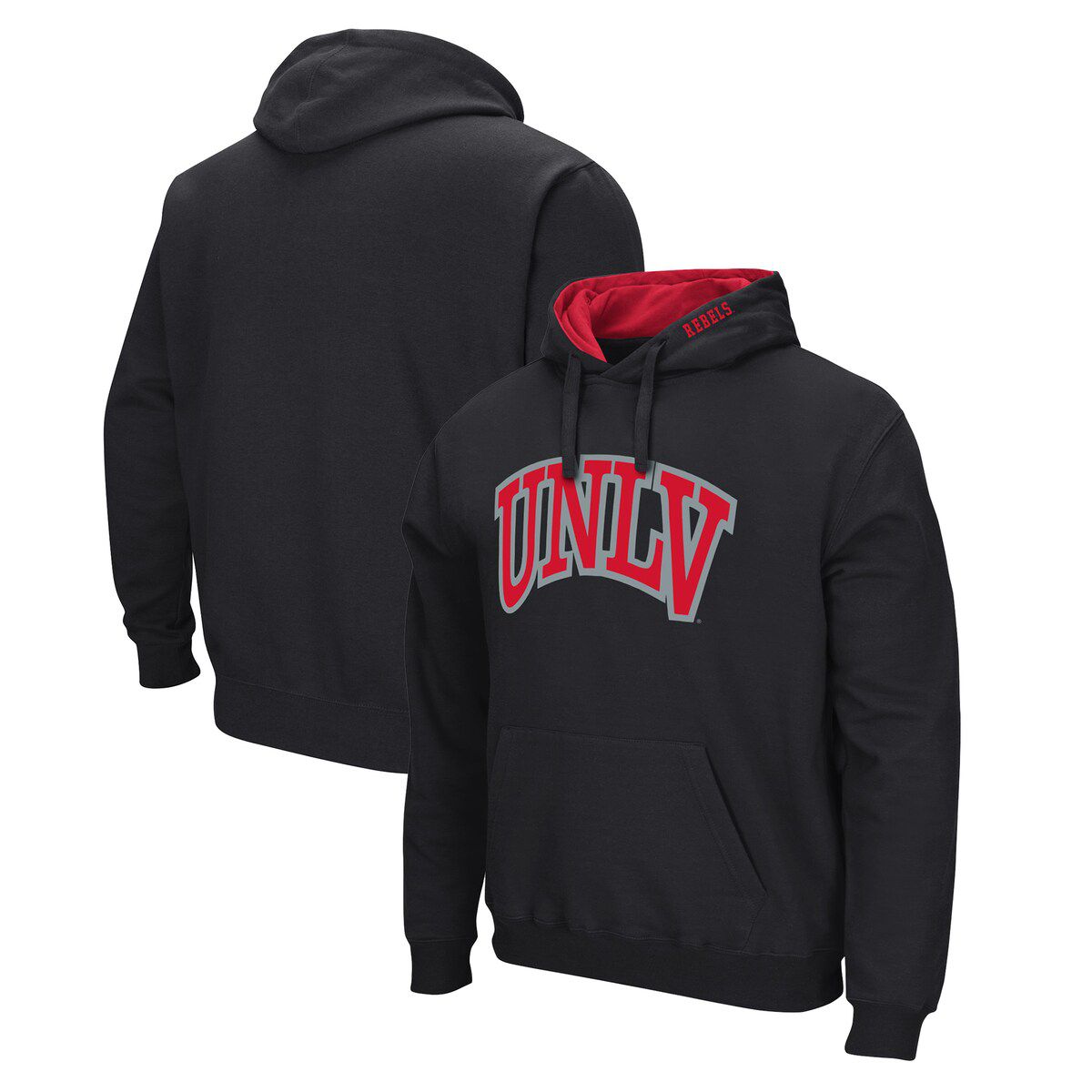 NCAA UNLV Rebels Arch and Logo Pullover Hoodie