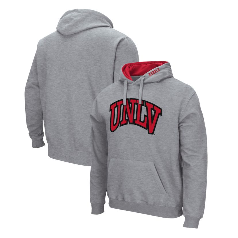 NCAA ed UNLV Rebels Arch and Logo Pullover Hoodie