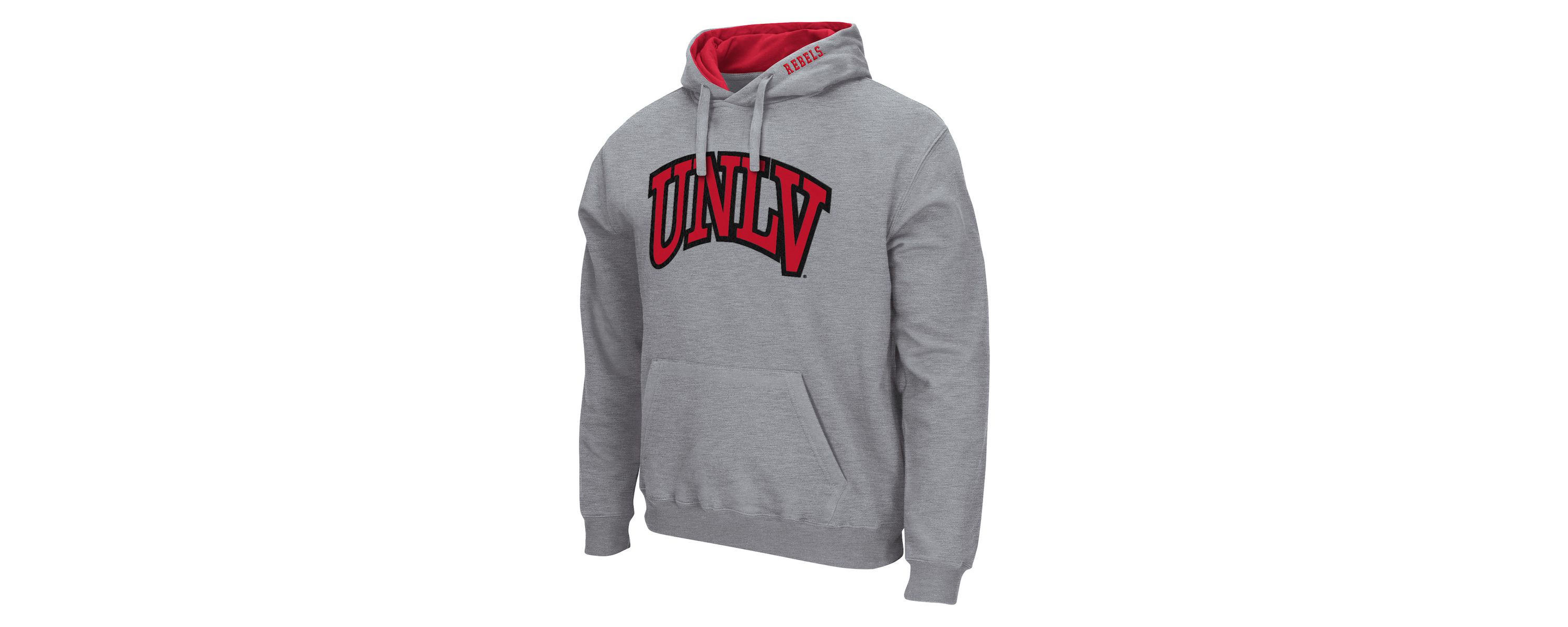 NCAA ed UNLV Rebels Arch and Logo Pullover Hoodie