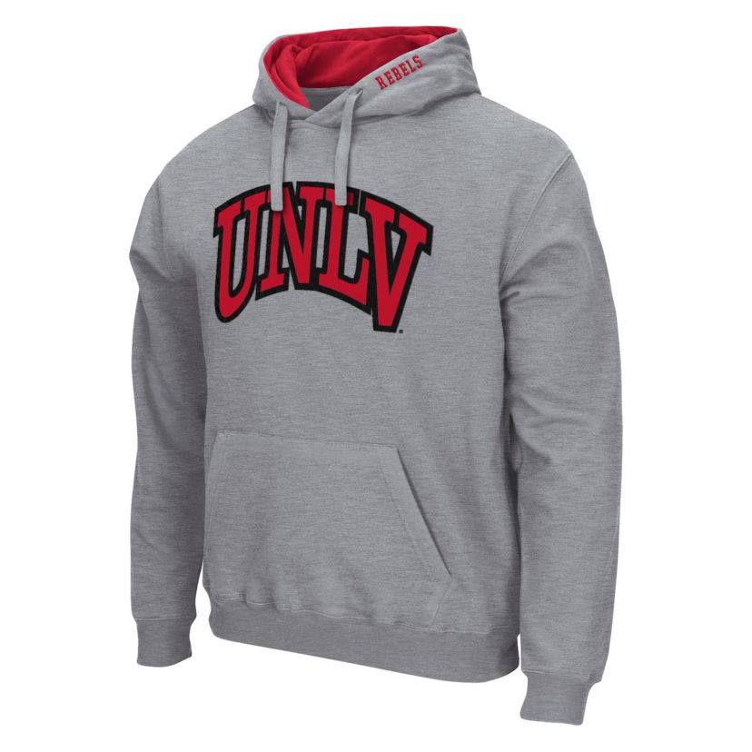 NCAA ed UNLV Rebels Arch and Logo Pullover Hoodie