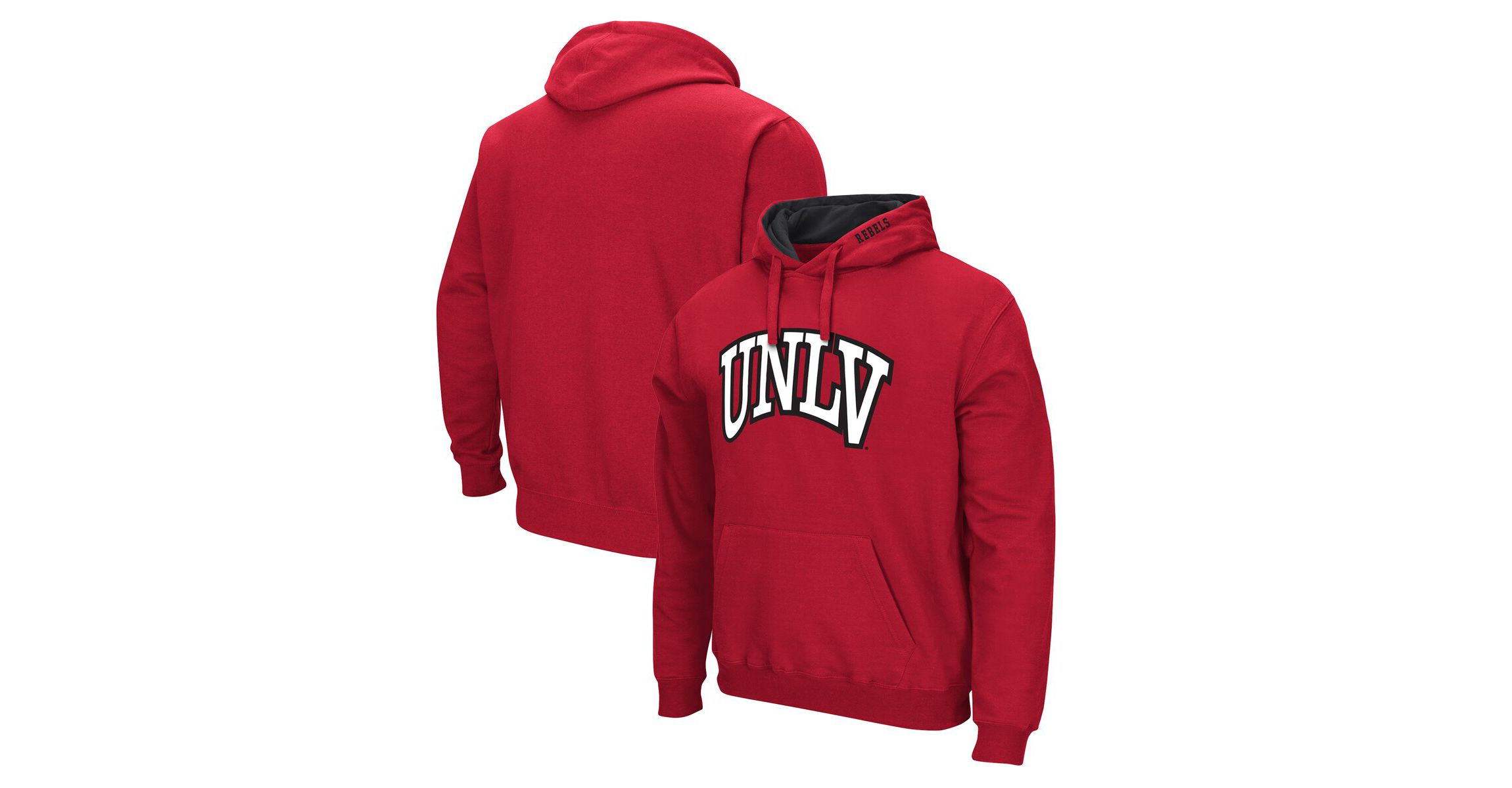 NCAA UNLV Rebels Arch and Logo Pullover Hoodie