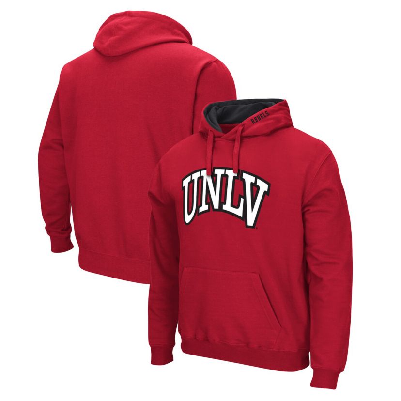 NCAA UNLV Rebels Arch and Logo Pullover Hoodie