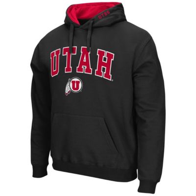 NCAA Utah Utes Arch and Logo Pullover Hoodie