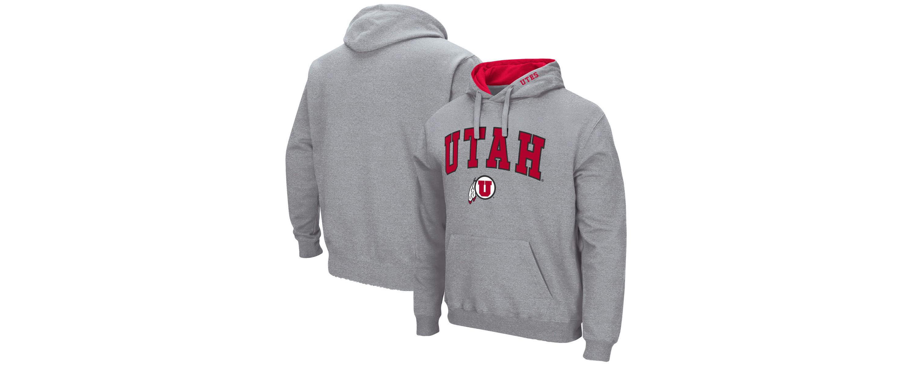 NCAA ed Utah Utes Arch and Logo Pullover Hoodie