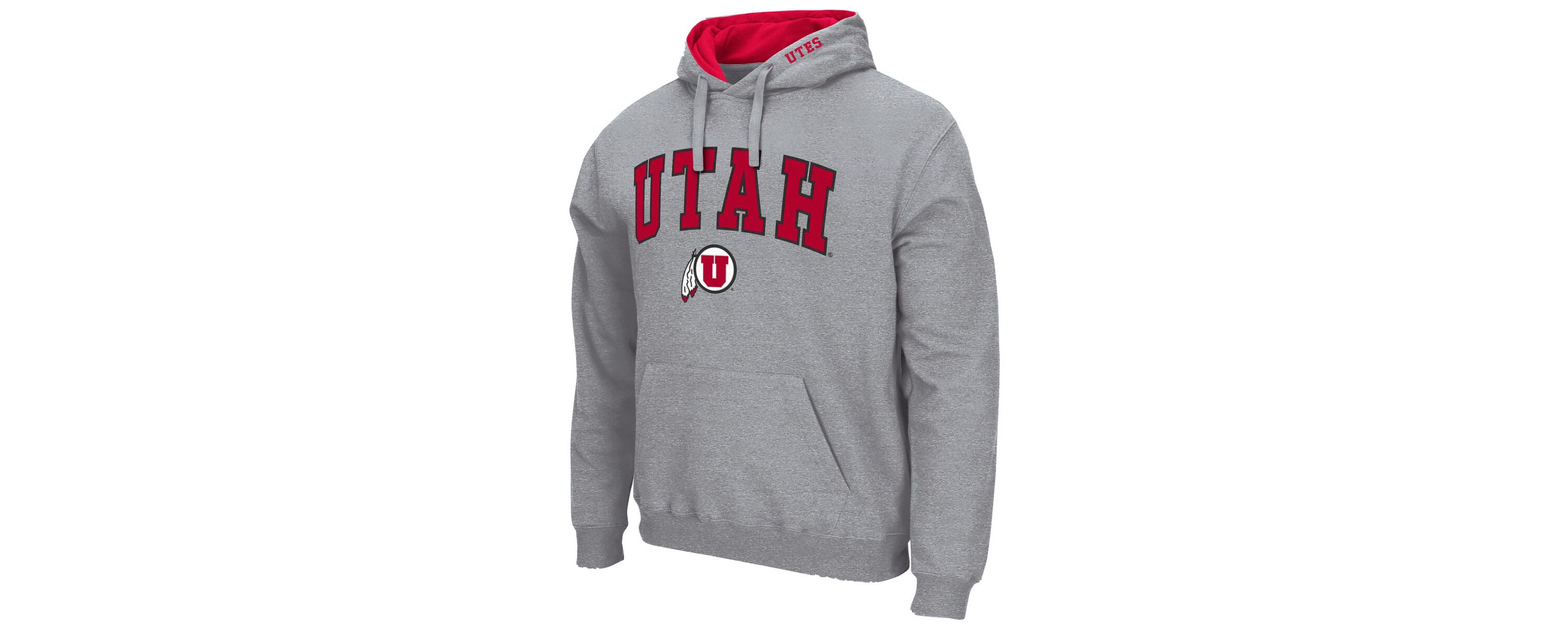 NCAA ed Utah Utes Arch and Logo Pullover Hoodie