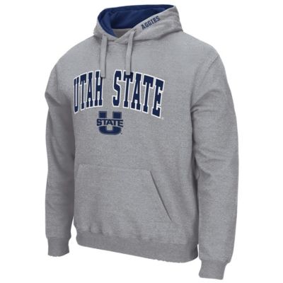 NCAA ed Utah State Aggies Arch and Logo Pullover Hoodie