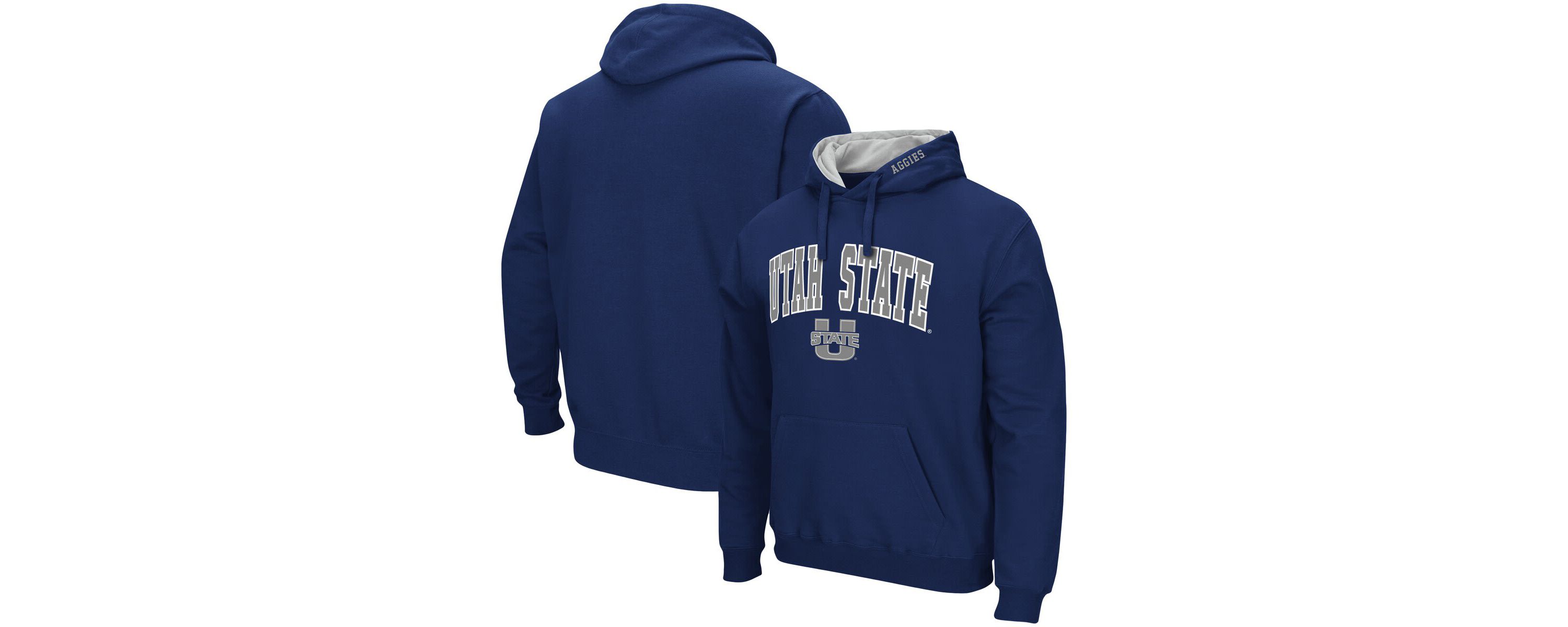 NCAA Utah State Aggies Arch and Logo Pullover Hoodie